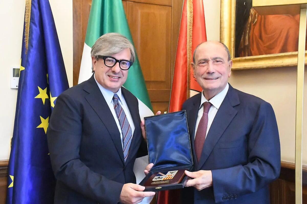 Schifani riceve il neo rettore dell’Università degli studi di Catania Enrico Foti - 