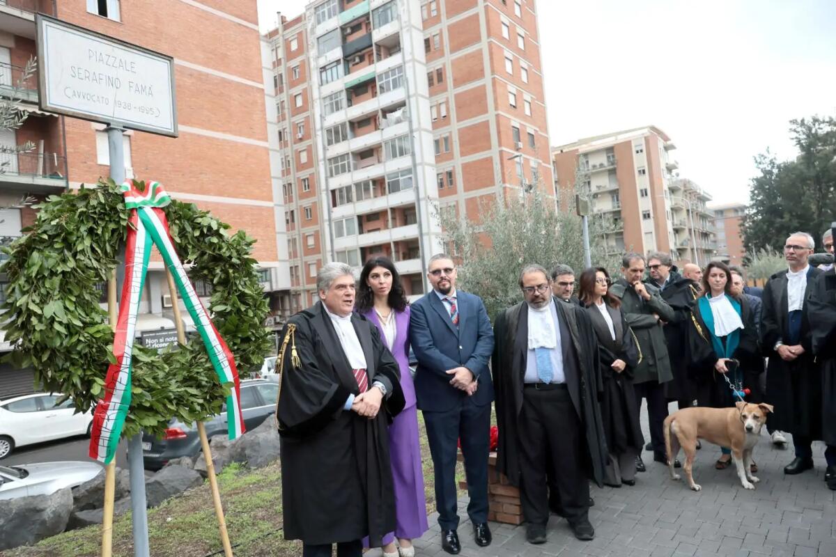 Catania ricorda Serafino Famà, intitolata una piazza al penalista assassinato dalla mafia - 