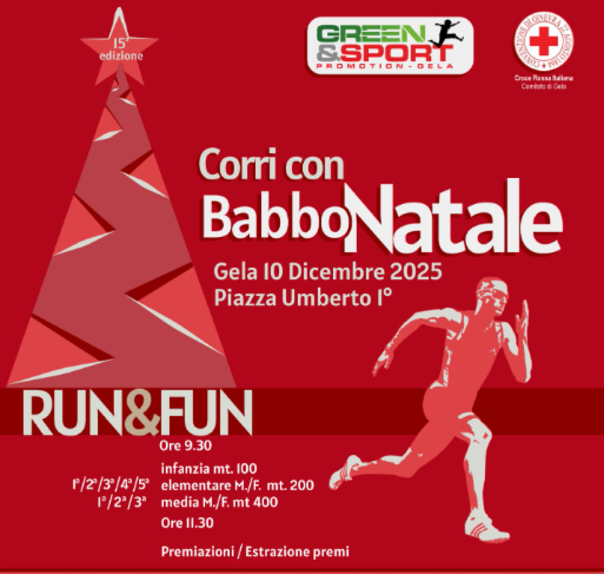 XV edizione “Corri con Babbo Natale 2025” - 