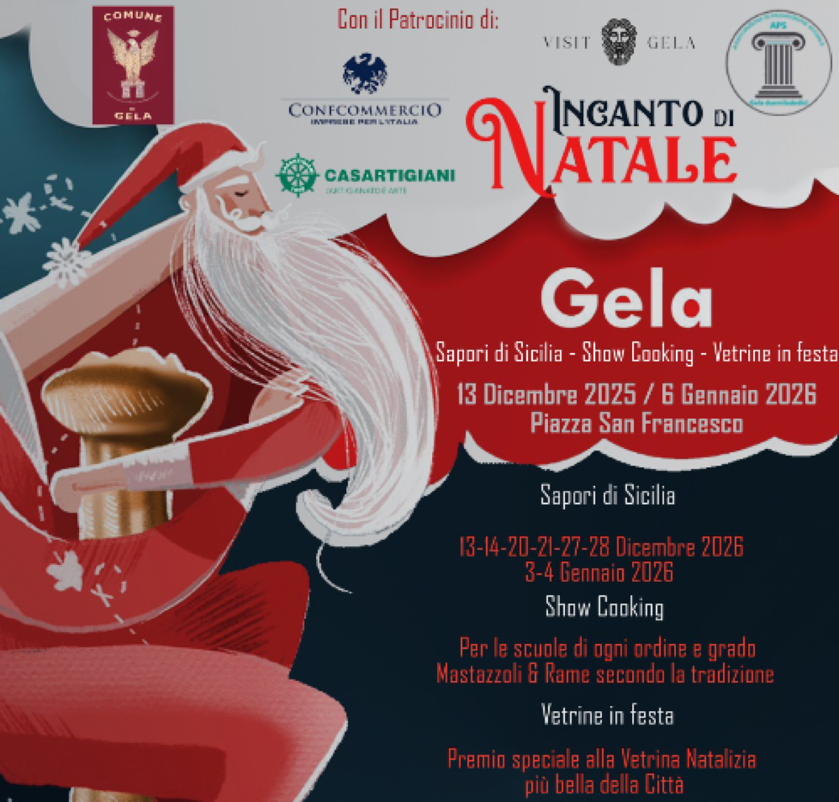 “Incanto di Natale” illumina Gela nei weekend di dicembre - 