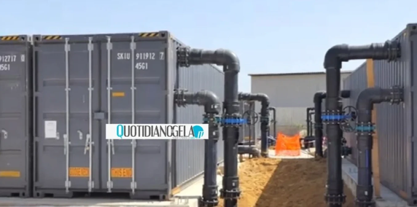 Dissalatori, commissario nazionale vara piano lungo periodo: raddoppio per l'impianto di Gela - Il modulo dell'impianto locale