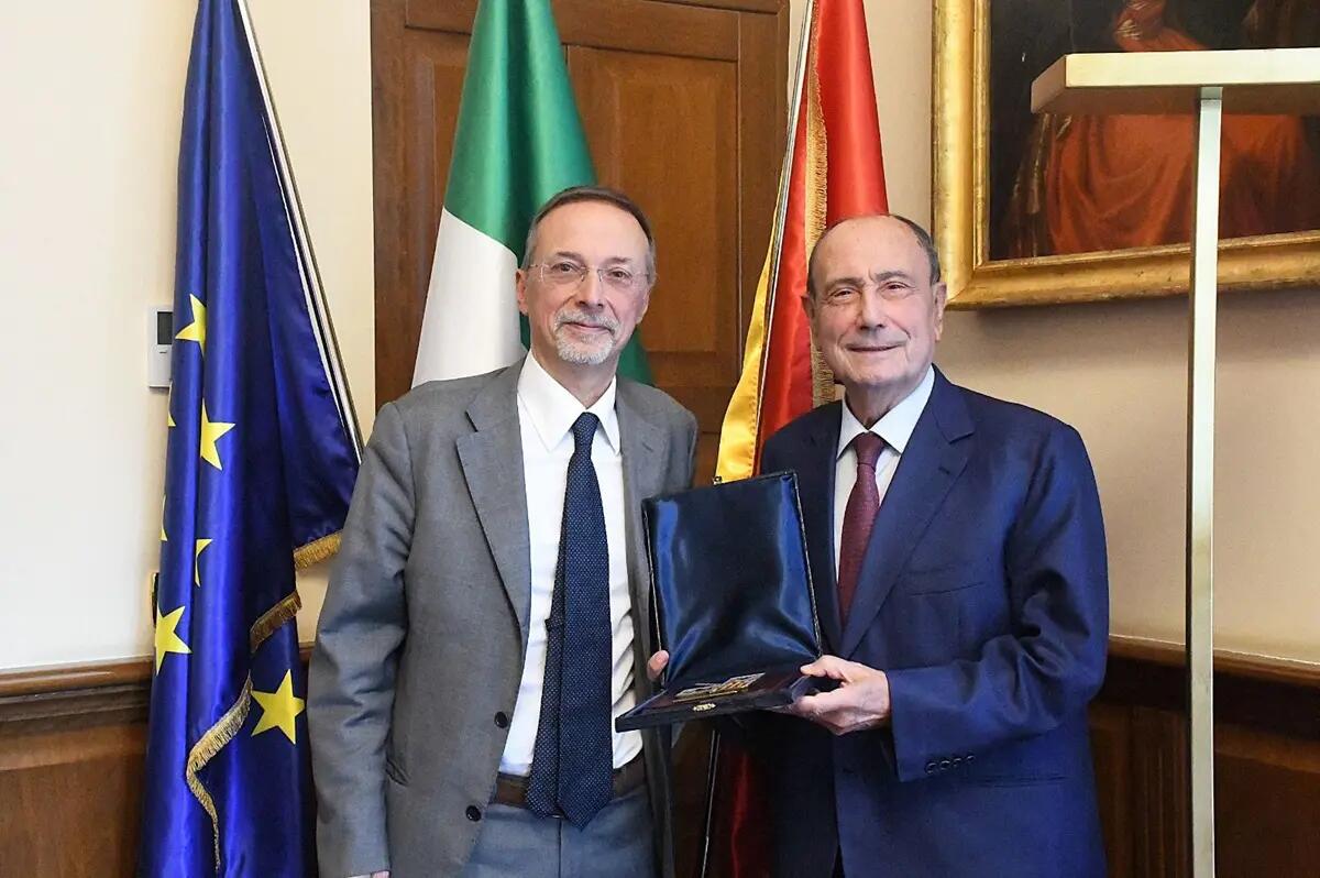 Schifani riceve il nuovo direttore regionale dei Vigili del Fuoco - 