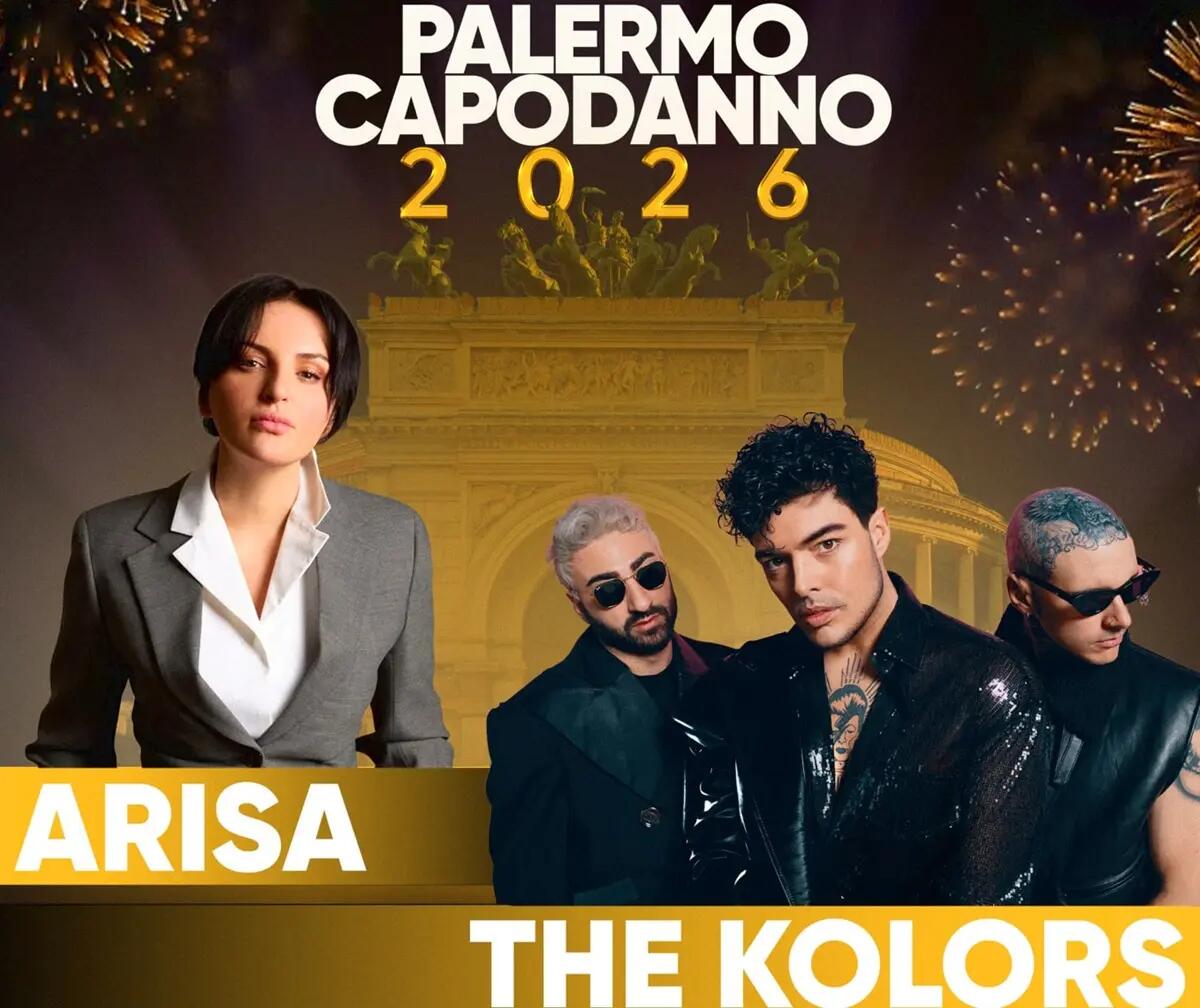 A Palermo il Capodanno in piazza con Arisa, The Kolors e radio Kiss Kiss - 