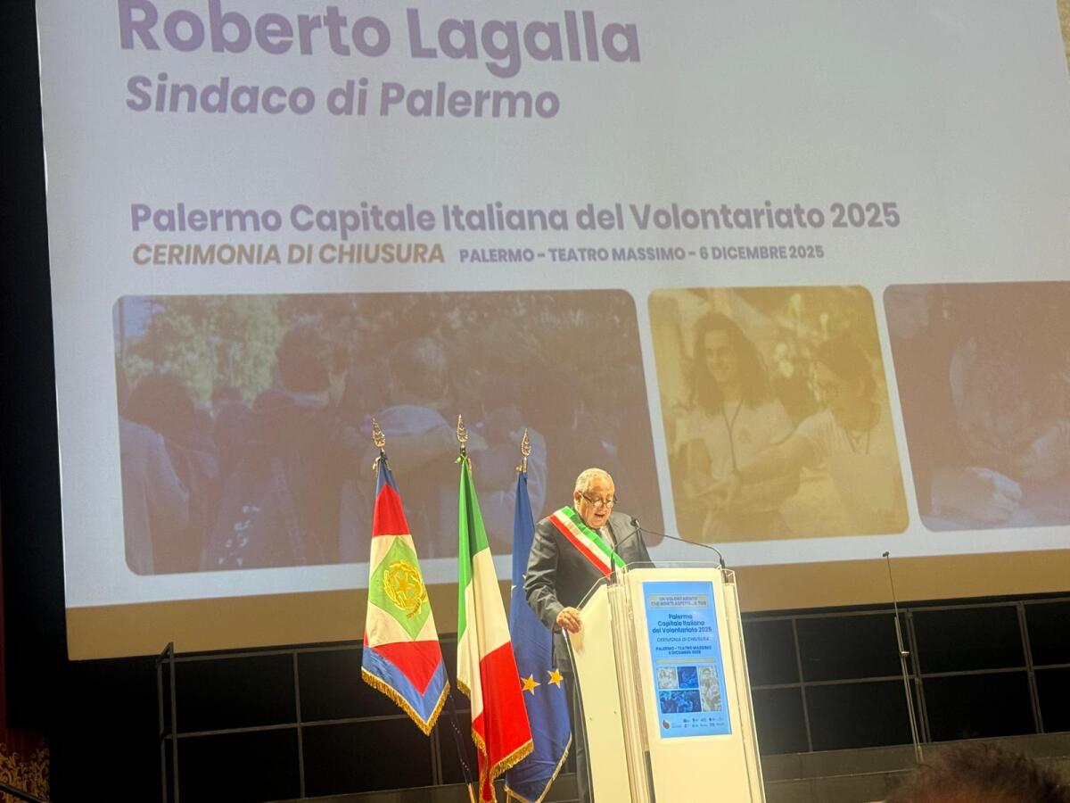 Palermo Capitale italiana del Volontariato 2025, Lagalla: “Mattarella fondamentale riferimento morale” - 