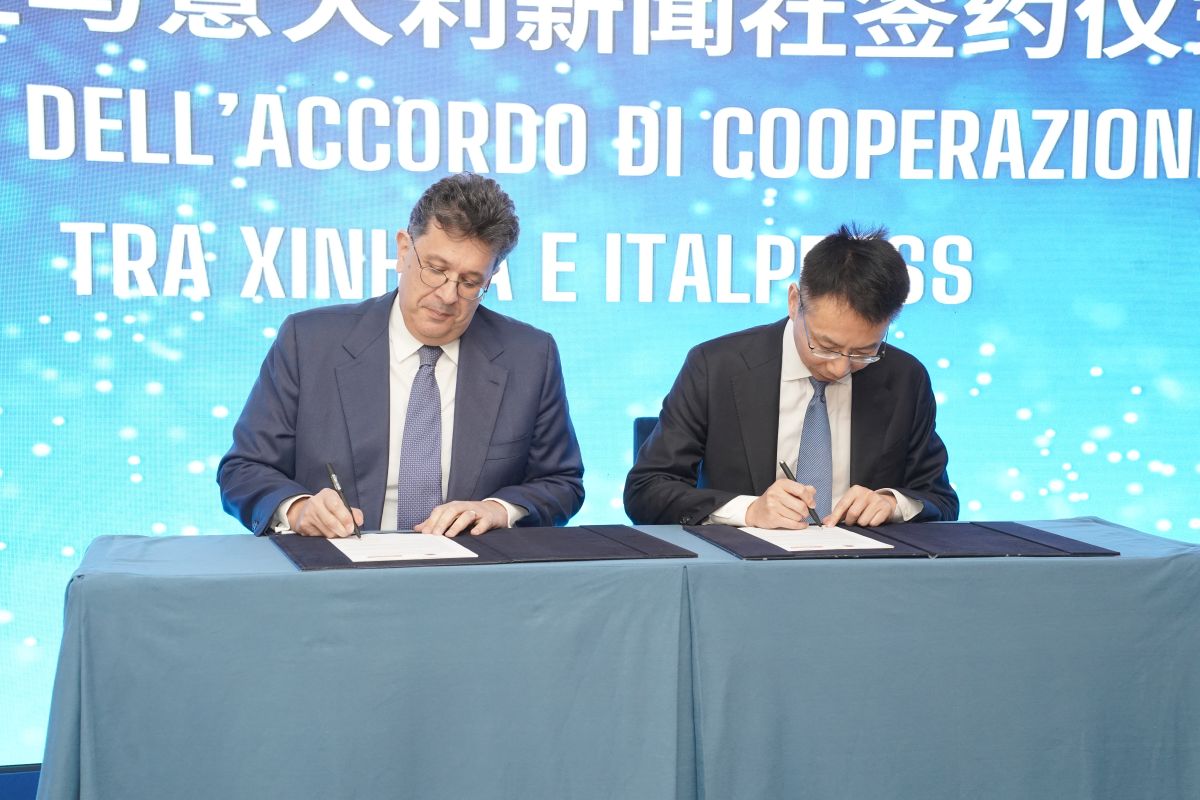 A Roma forum Cina-Italia dei media, siglato accordo cooperazione Xinhua-Italpress - 