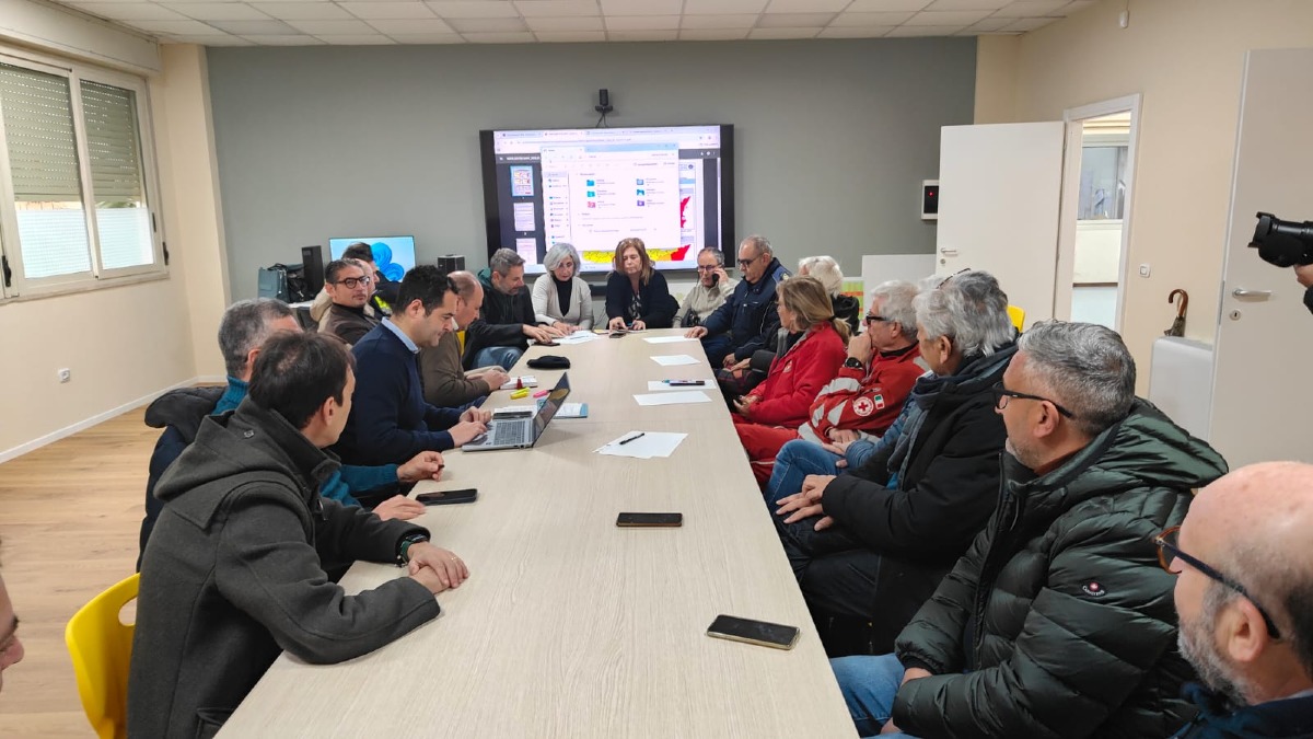 Maltempo, Coc attivo: monitoraggio complessivo in città  - Il Coc riunito 