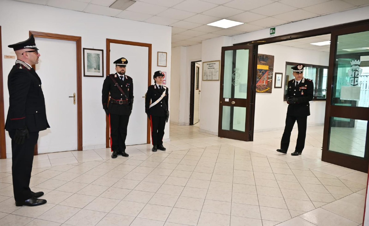 Il comandante della legione Sicilia in visita al reparto territoriale  - 