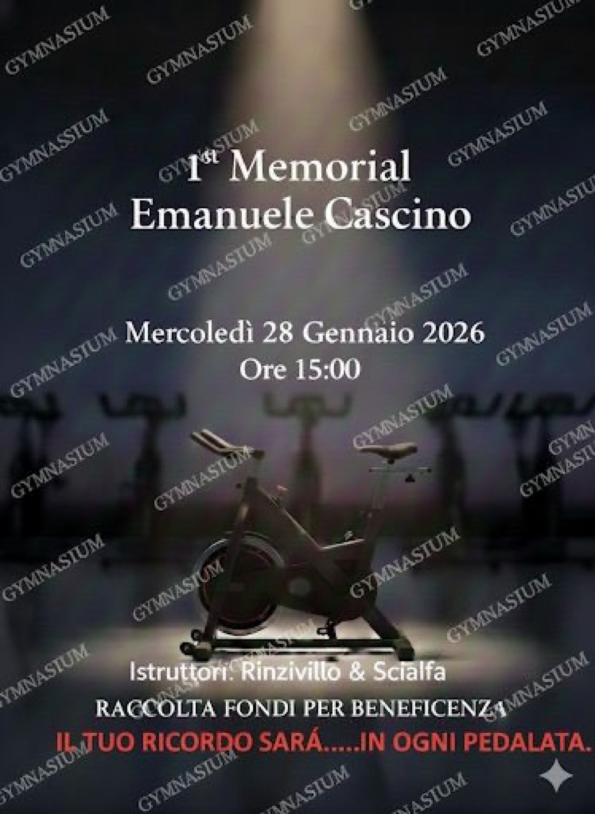 1° Memorial Emanuele Cascino: una pedalata per ricordare e aiutare - 