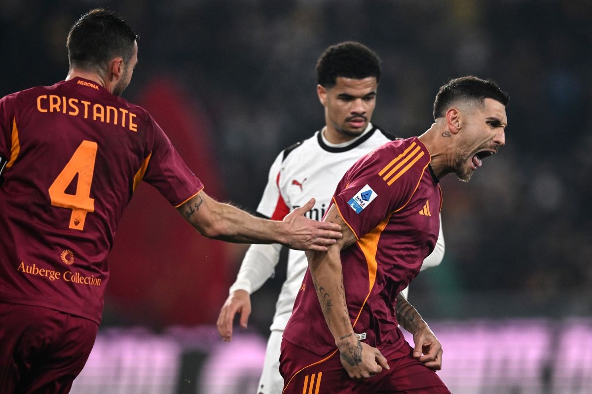 Roma-Milan 1-1, Pellegrini risponde a De Winter - 