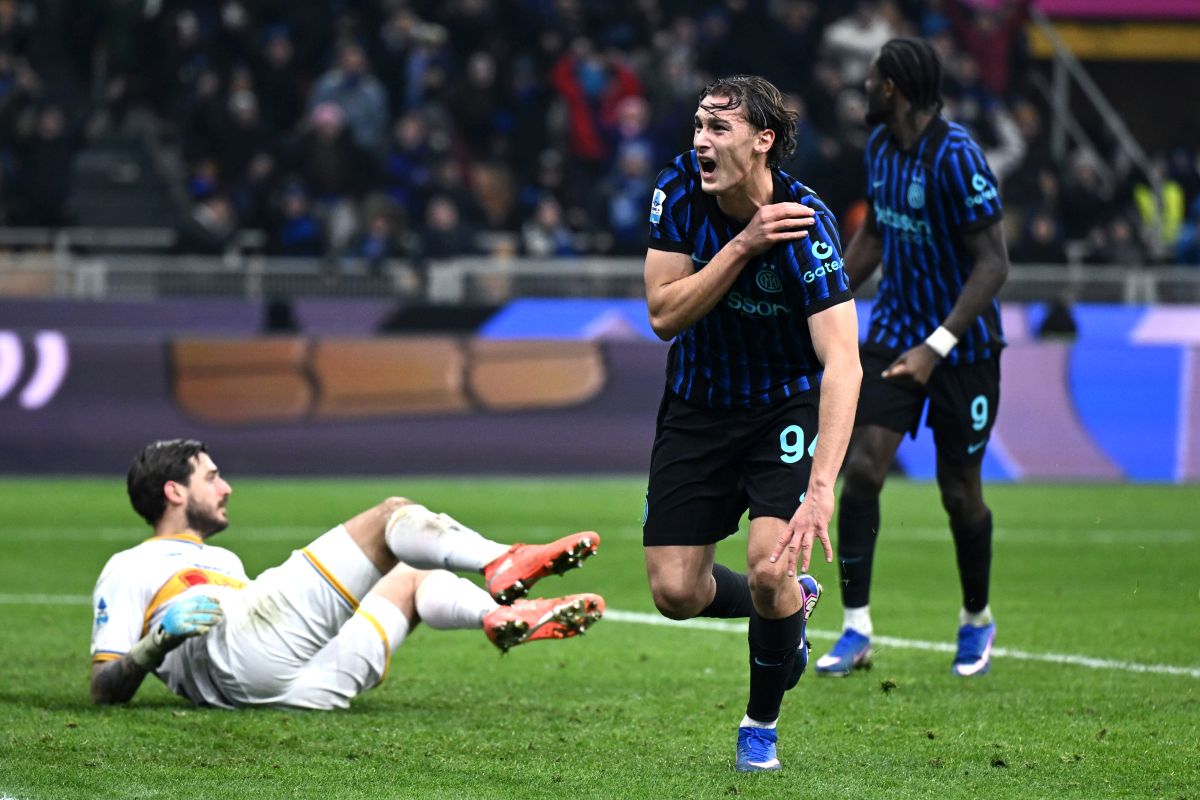 Pio Esposito firma l’1-0 al Lecce, Inter a +6 e campione d’inverno - 