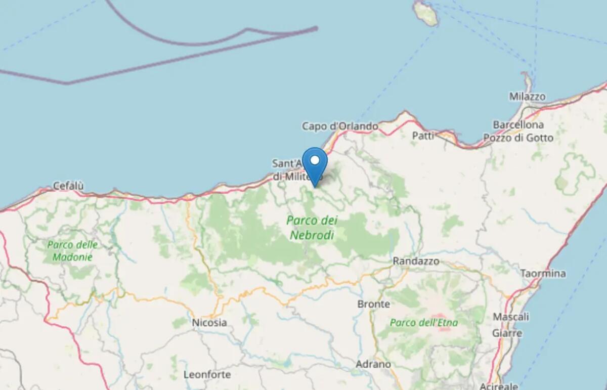 Prosegue lo sciame sismico nel Messinese, nella notte scossa di magnitudo 3.6 - 