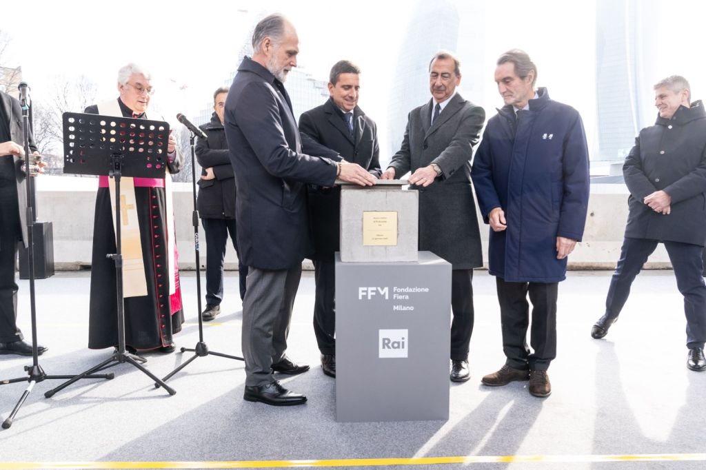 Milano, inaugurato in Fiera il cantiere del nuovo centro di produzione RAI - 