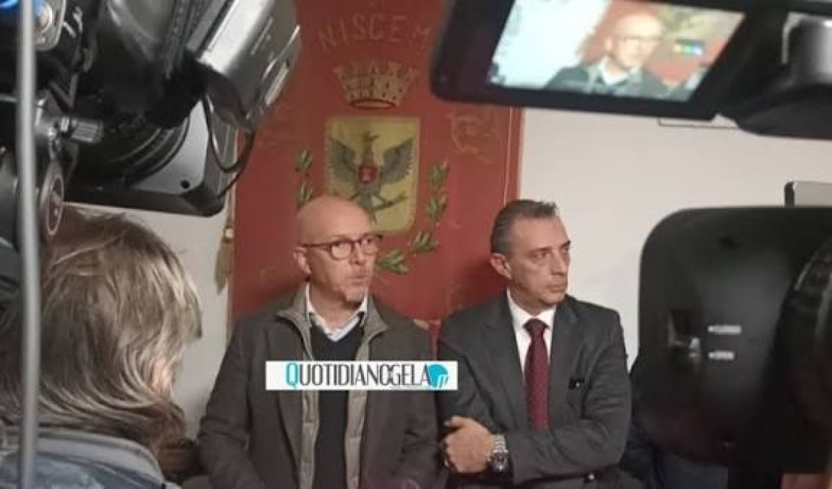 Inchiesta frana, pm sentono prime persone informate sui fatti  - Vella durante la prima conferenza stampa successiva alla frana