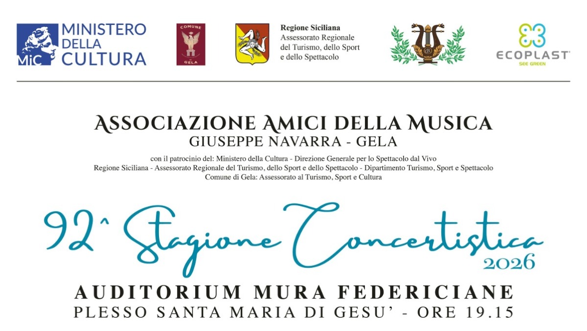 Al via la 92ª Stagione Concertistica dell’Associazione Amici della Musica “Giuseppe Navarra” - 