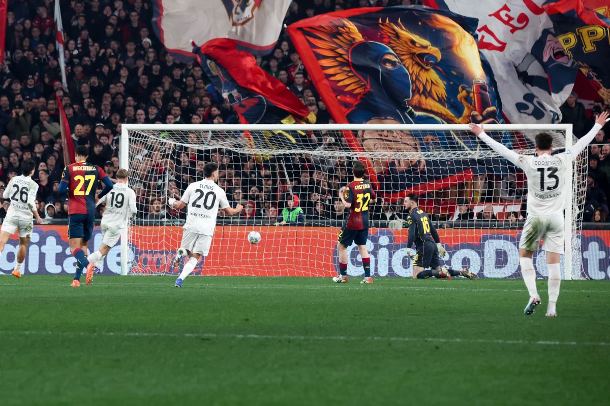 Genoa-Napoli 2-3, al 95° decide il rigore di Hojlund - 