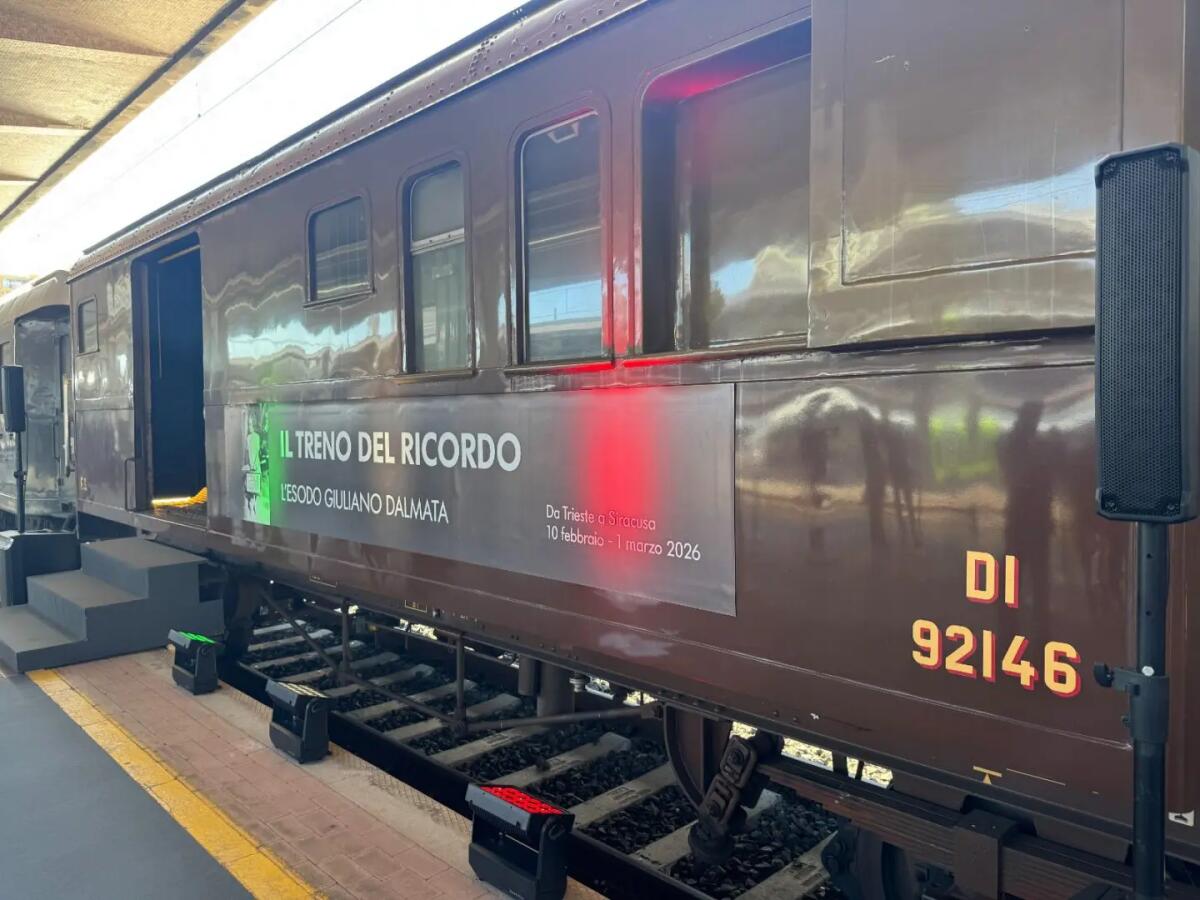 Il “Treno del Ricordo” a Palermo, memoria e testimonianza dell’esodo giuliano-dalmata - 