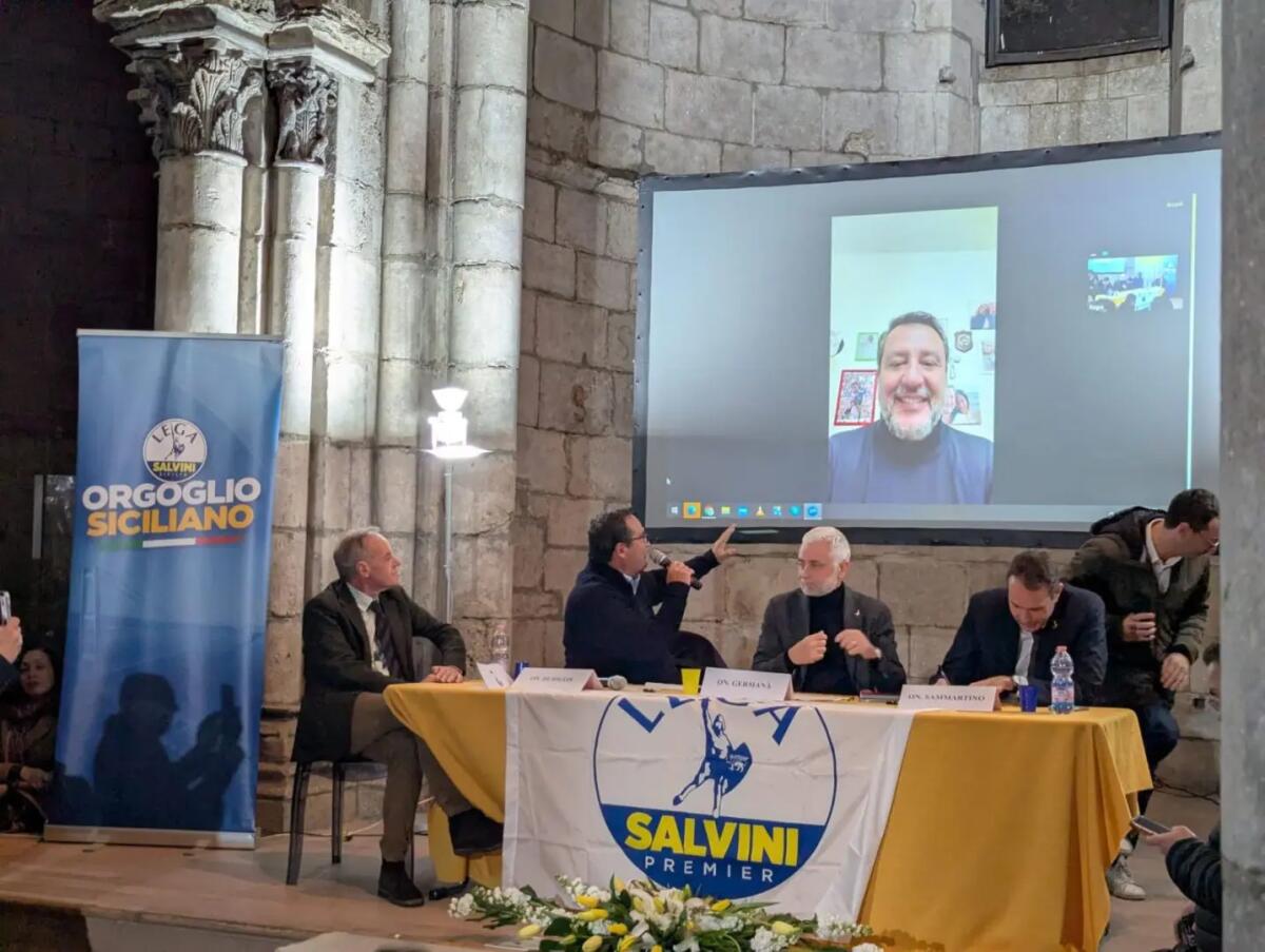 Salvini “Dopo lo Schifani bis un candidato governatore della Lega in Sicilia. Ponte sullo Stretto? Prima pietra entro fine legislatura” - 