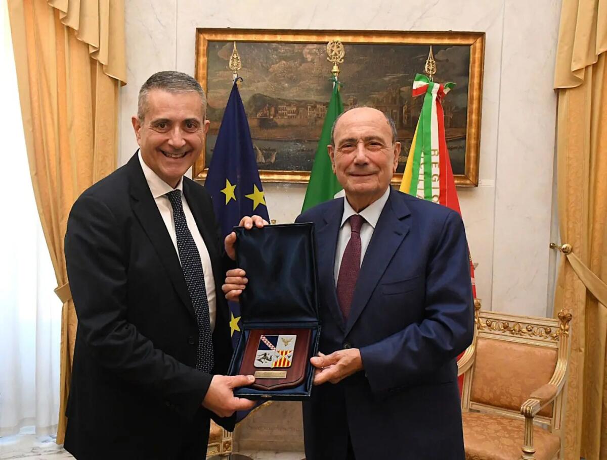 Schifani riceve il comandante generale delle Capitanerie di porto – Guardia Costiera - 