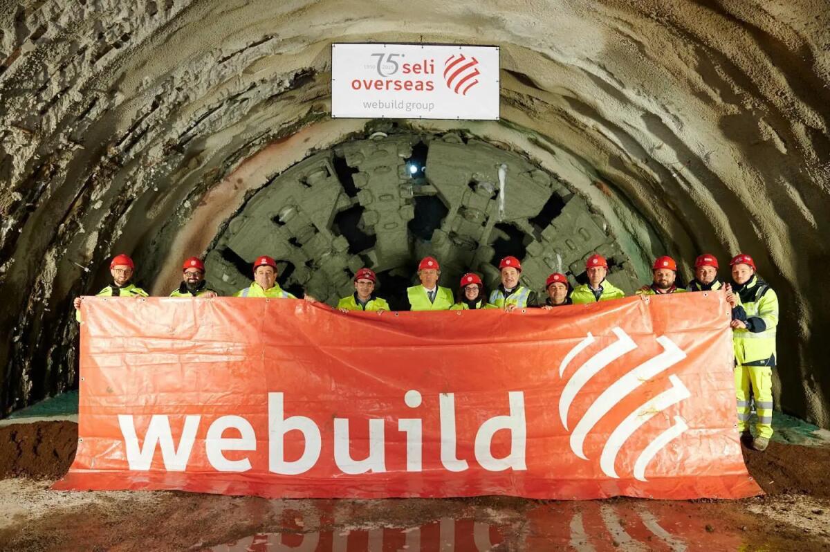 Webuild, linea ferroviaria Messina-Catania: completato lo scavo della galleria Forza d’Agrò - 