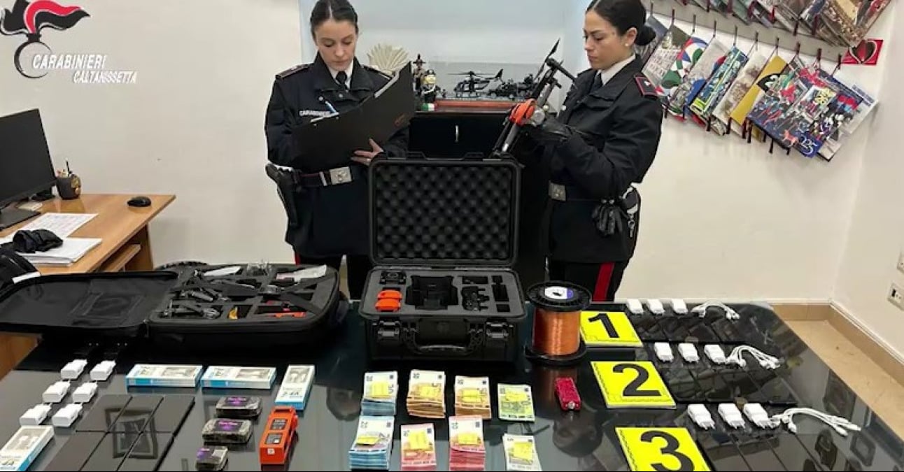 Droga e soldi da "consegnare" con i droni in carcere, tre arresti - 