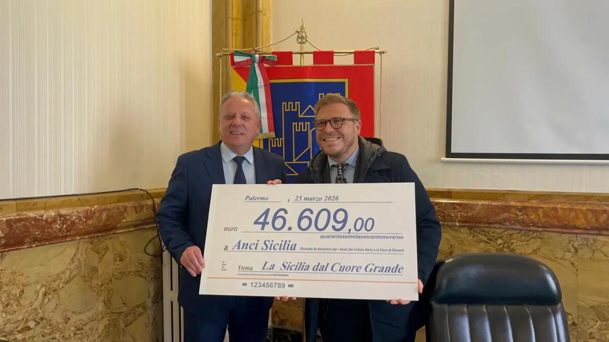 Frana di Niscemi, Anci Sicilia destina oltre 46 mila euro alle famiglie bisognose - 