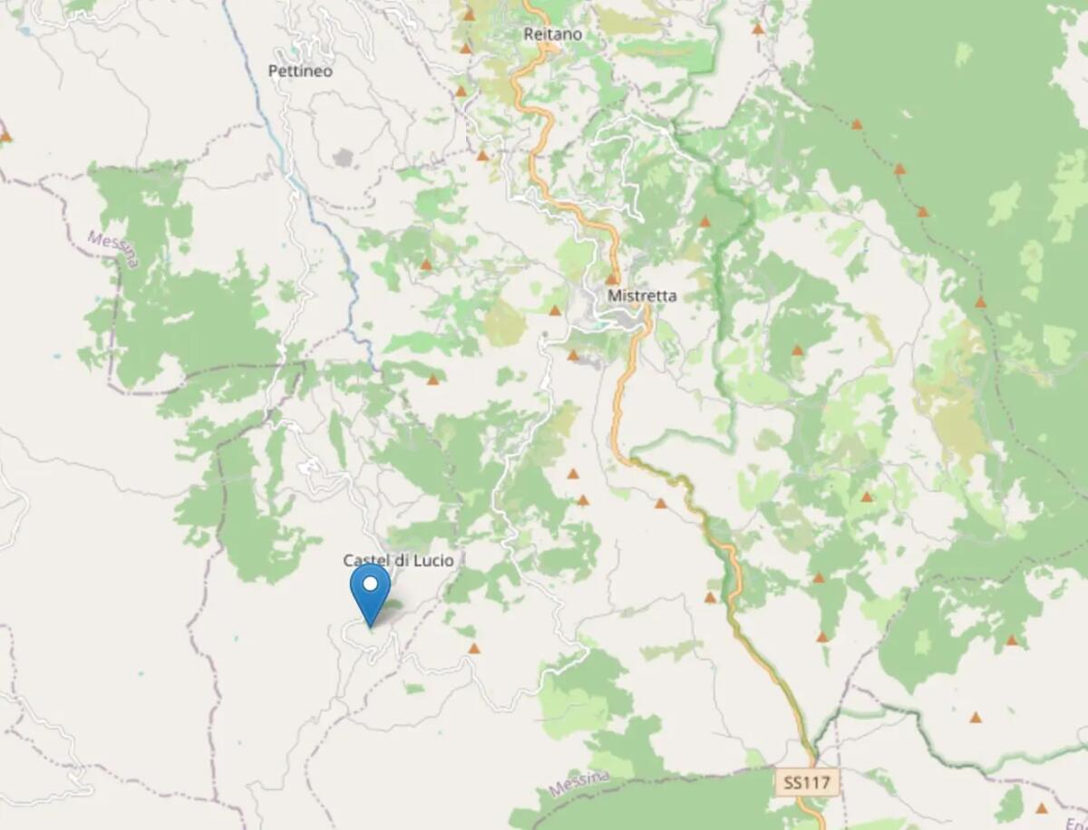 Continua a tremare la terra nel Messinese, scossa di magnitudo 4.1 a Castel di Lucio - 