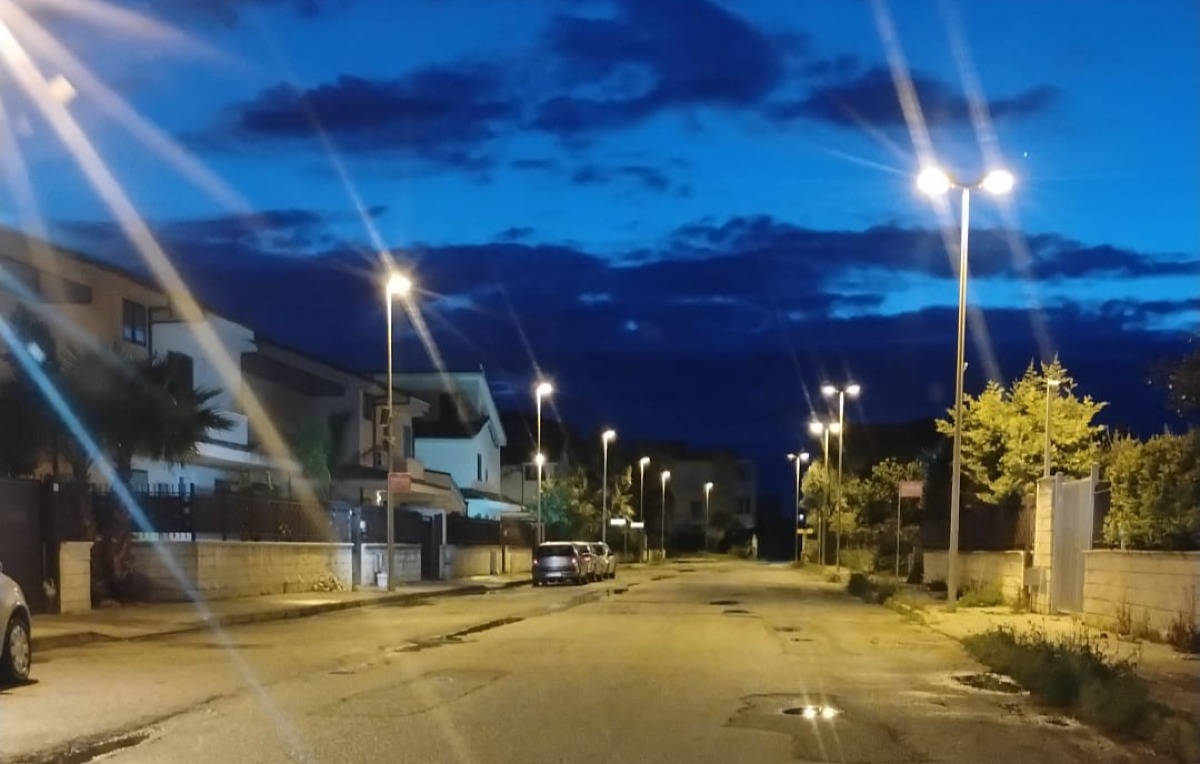 Illuminazione in via Basile e nel complesso abitativo, "previsti anche altri interventi" - 