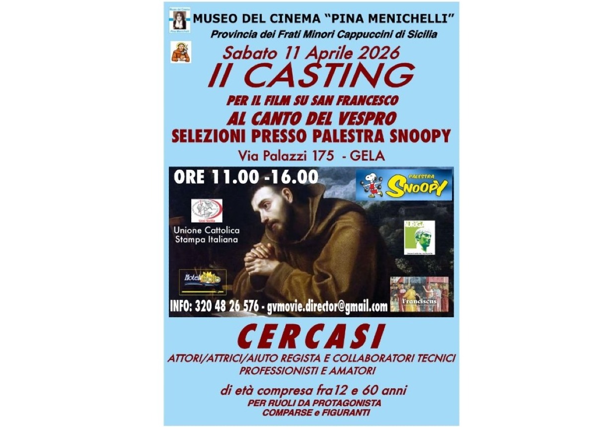 Lungometraggio su San Francesco, secondo casting in città - 