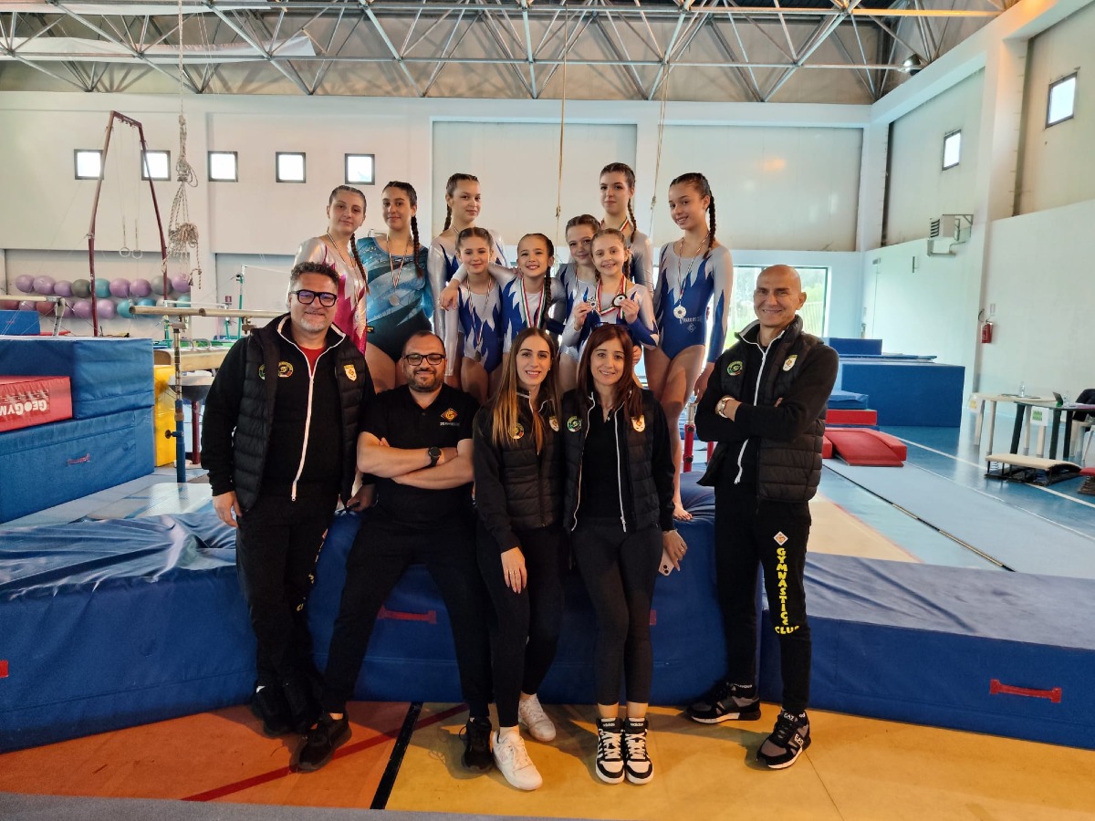 Cinque ori e tanti podi: trionfo della Gymnastics Club ai Campionati di Ragusa - 