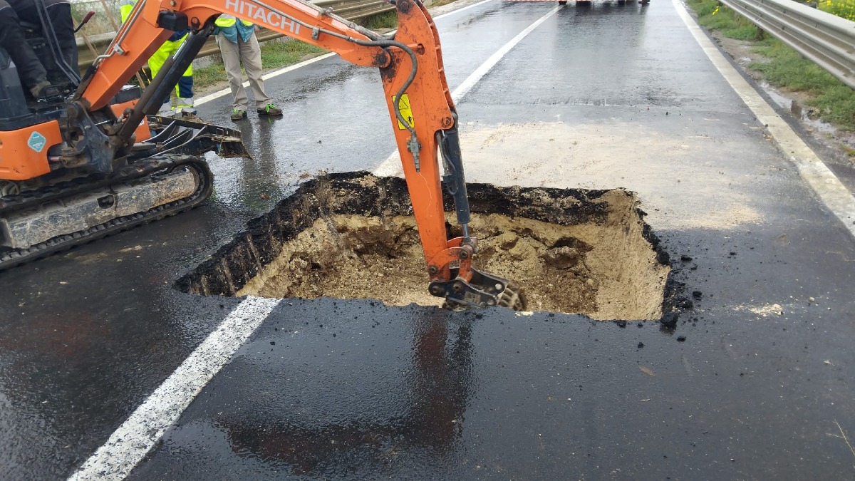 Cedimento stradale sulla Scoglitti-Gela, avviati lavori  - 