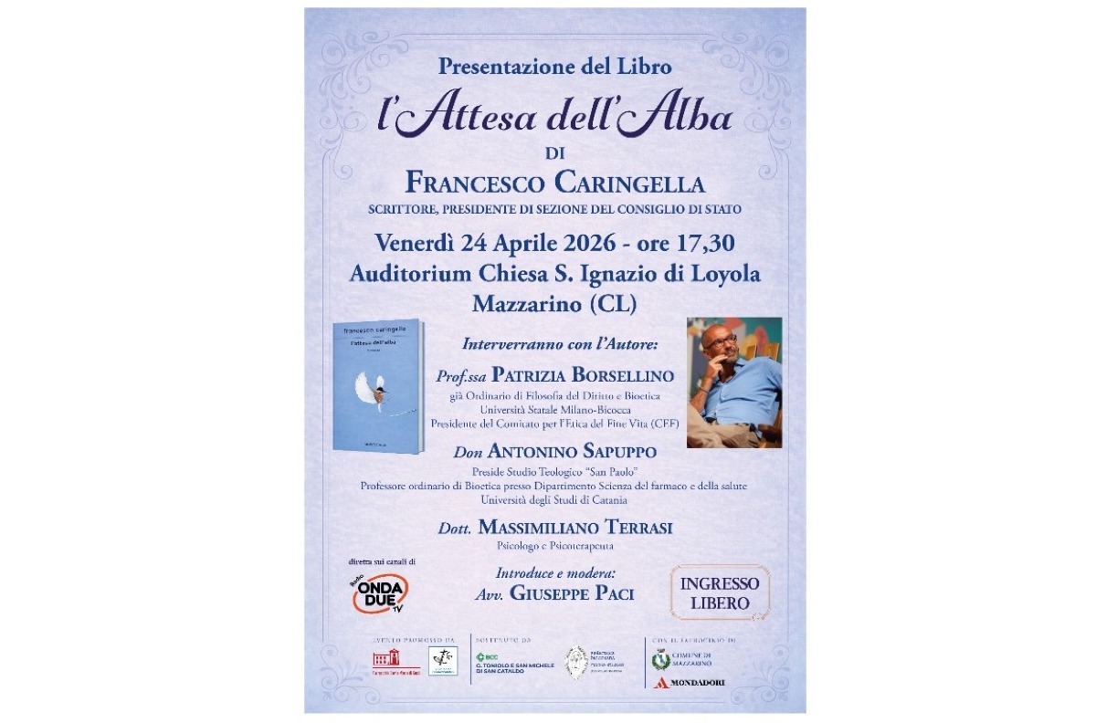"L'Attesa dell'alba", a Mazzarino la presentazione del romanzo di Caringella - 