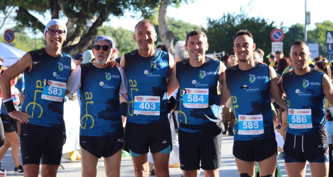 Atletica Gela, velocisti a Marsala con un nastrino nero in memoria di Franco Gallo - 