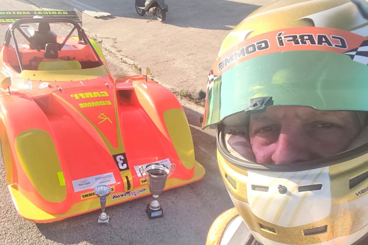 Carfì ancora sul podio, terzo allo slalom “Serradifalco - Mussomeli” - 