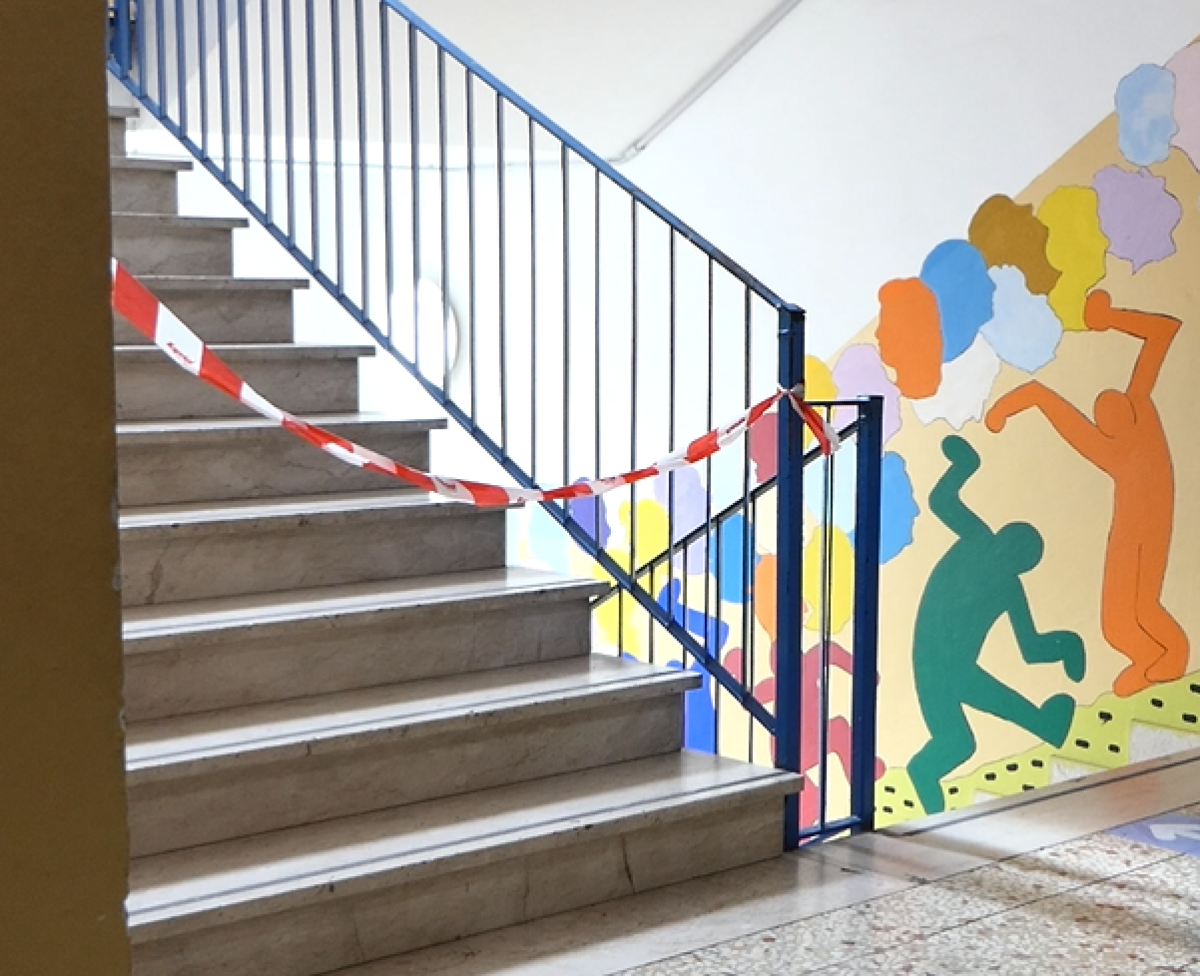 Crolla un pannello al Vittorini, lezioni in aule di fortuna