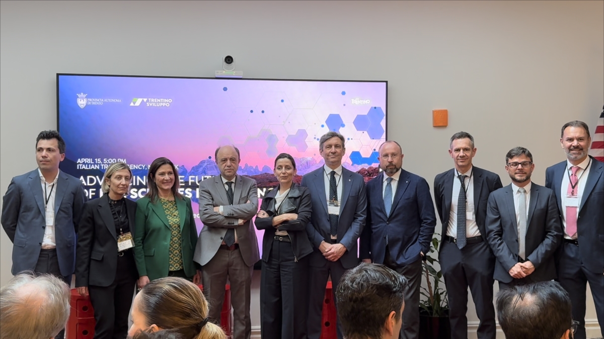 Trentino innovatore a New York, da Life Sciences a sfida globale della ricerca - 