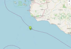 Scossa di magnitudo 3.7 al largo della costa trapanese - 