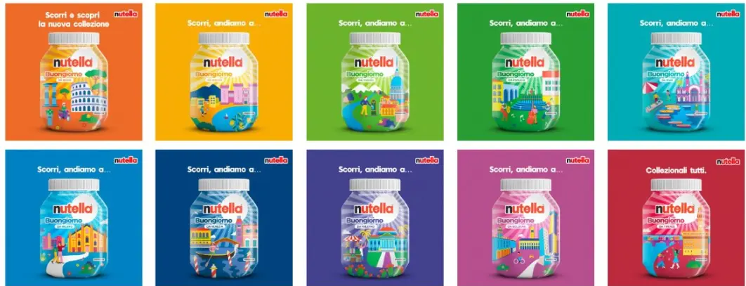 Nutella ed ENIT promuovono le città d’arte italiane con una serie limited edition - 