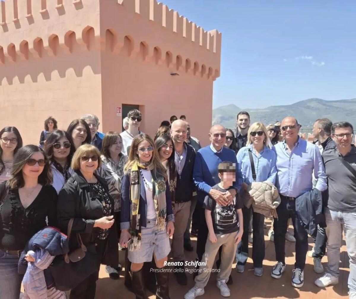 Schifani in visita al Castello Utveggio di Palermo “Riaperto e restituito alla città” - 