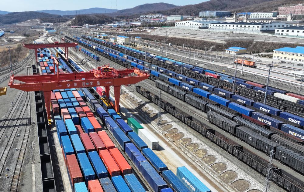 Traffico dei treni merci Cina-Europa in forte crescita nel primo trimestre - 