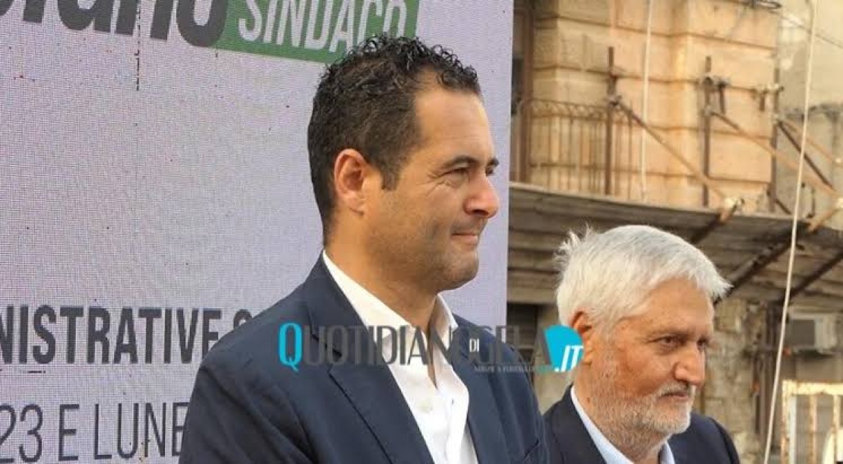 Compensazioni, dem: "Paradossali lezioni moralità dal centrodestra" - Il sindaco Di Stefano e il segretario del Pd Arancio 