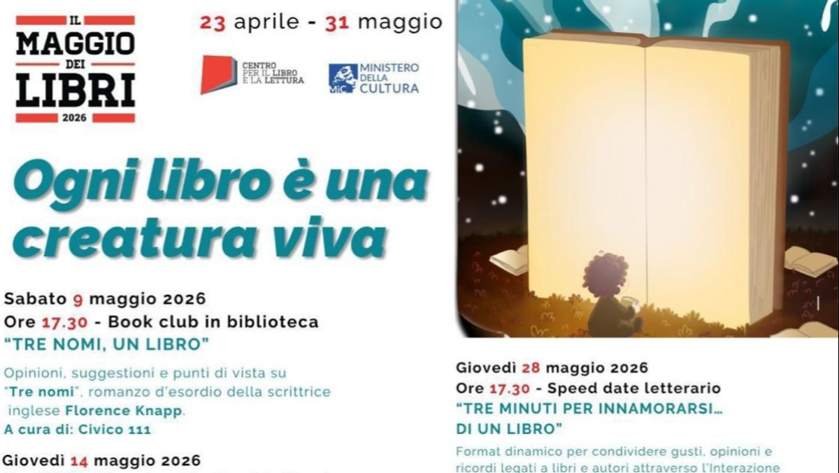 “Il Maggio dei Libri” torna a Gela: incontri, laboratori e cultura alla Biblioteca Euclide - 