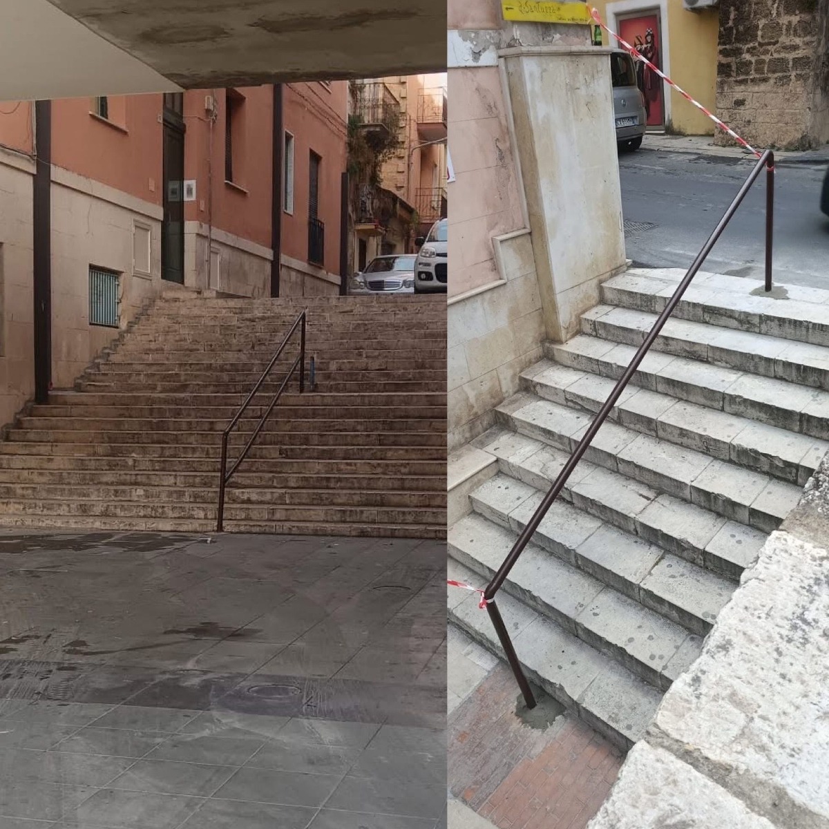 Area 2, installate nuove ringhiere in città - 