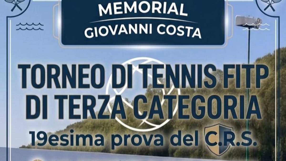 Memorial “Giovanni Costa”, al Club Nautico torna il tennis FITP - 