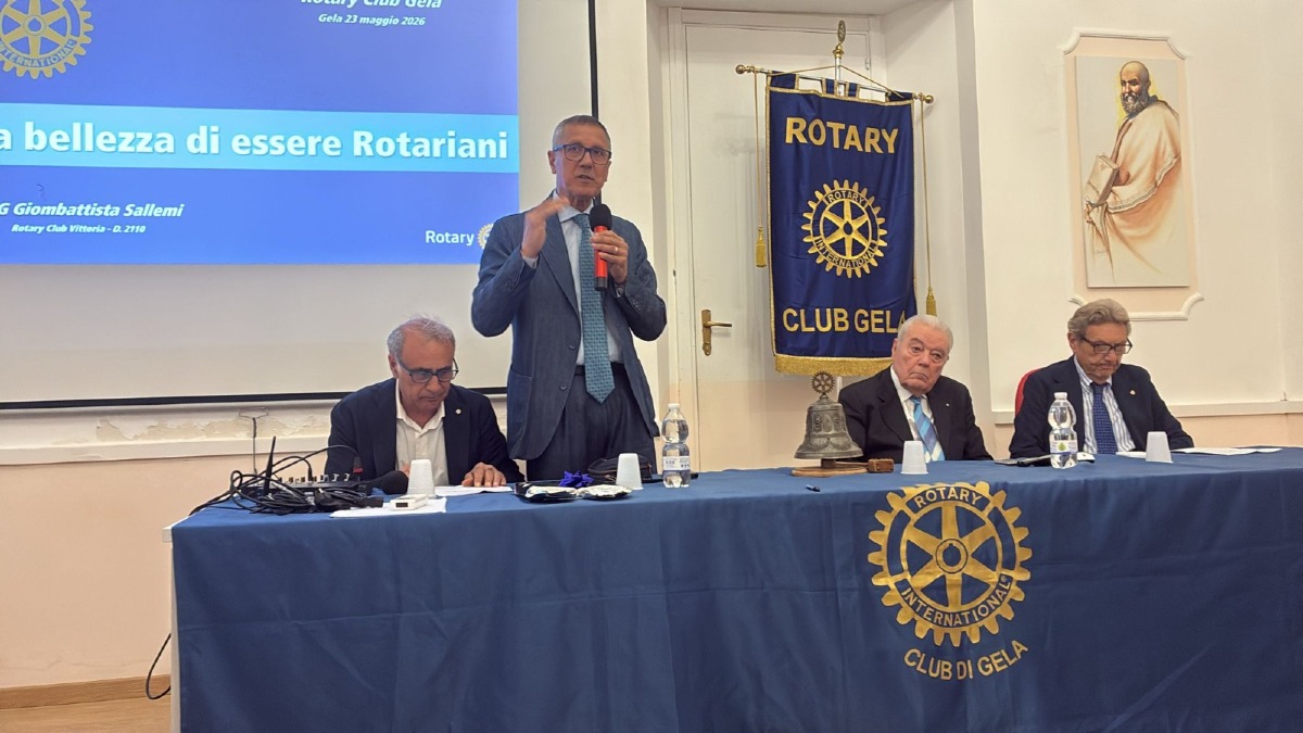 I valori e la storia del Rotary, "forte ruolo nel contesto sociale" - Un momento dell'incontro