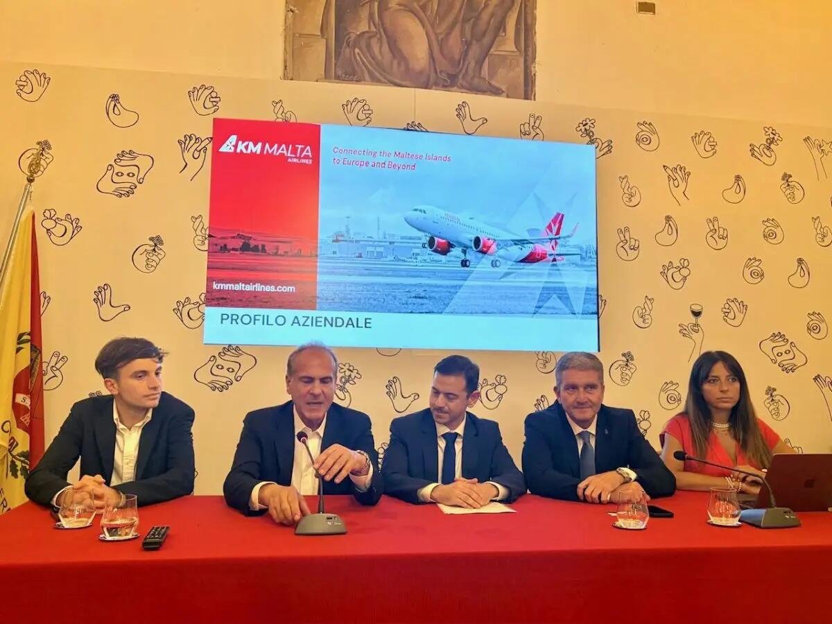 Aeroporto di Palermo, Km Malta airlines apre il nuovo collegamento diretto con Malta - 