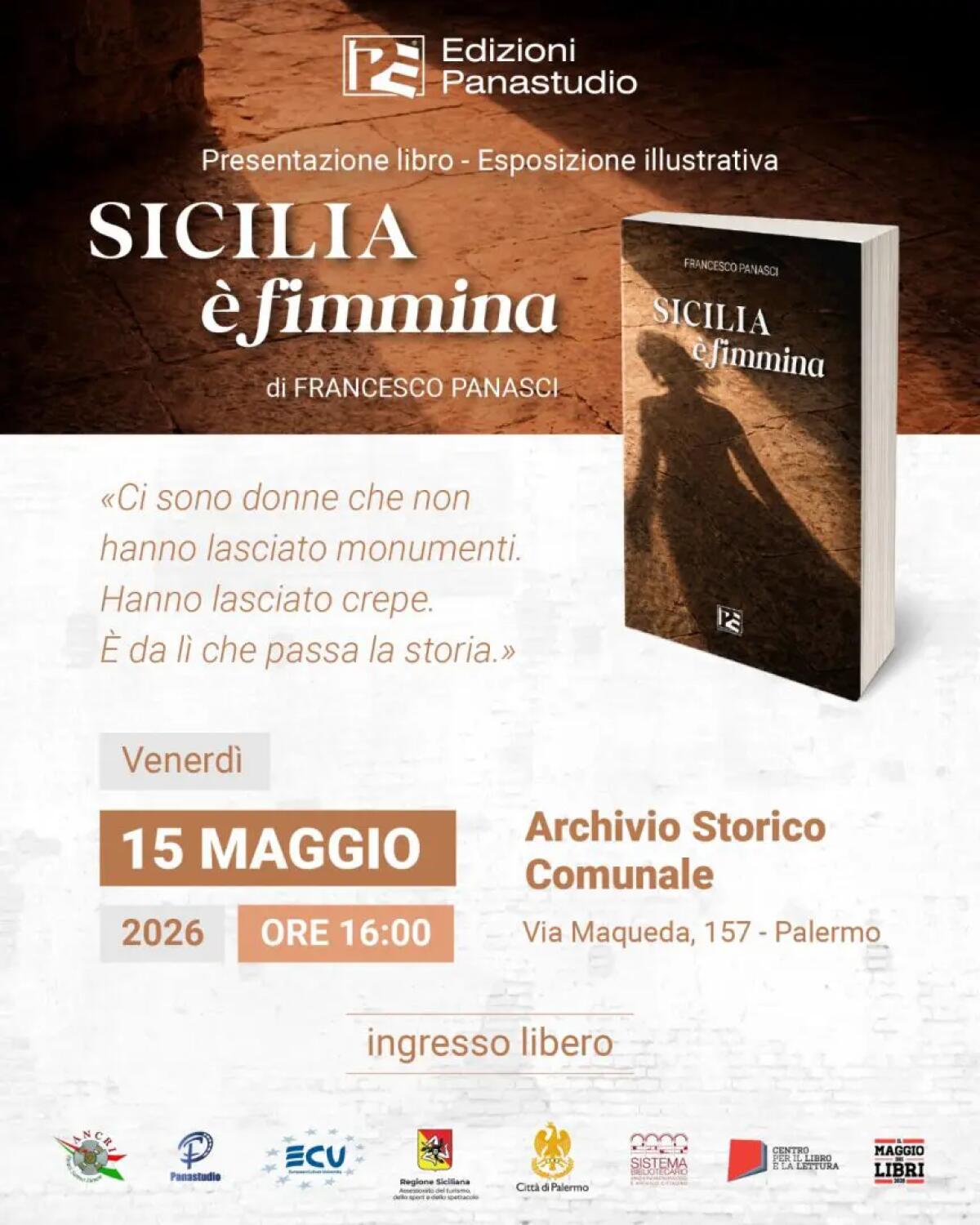 Francesco Panasci approda al Salone di Torino con il suo nuovo libro “Sicilia è fimmina” - 