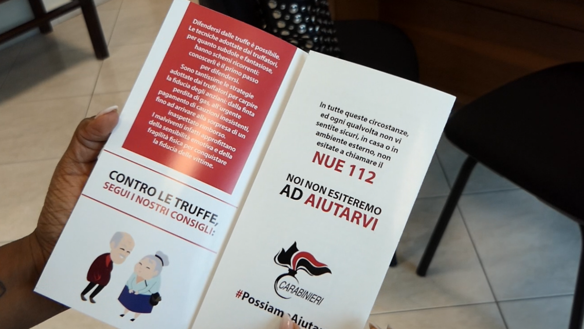 Parte la campagna dei Carabinieri contro le truffe agli anziani - 