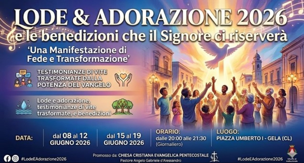 Chiesa cristiana evangelica pentecostale dà il via agli appuntameti di "Lode&Adorazione 2026" - 