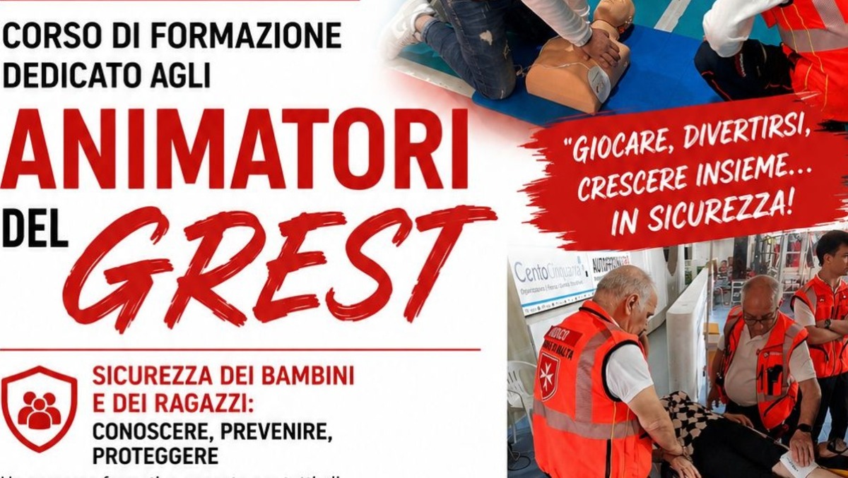 Sicurezza e prevenzione : parte la formazione per gli  animatori del Grest - 