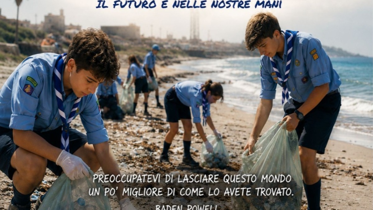 "Custodi del Creato”, gli scout ripuliscono la spiaggia di Macchitella - 
